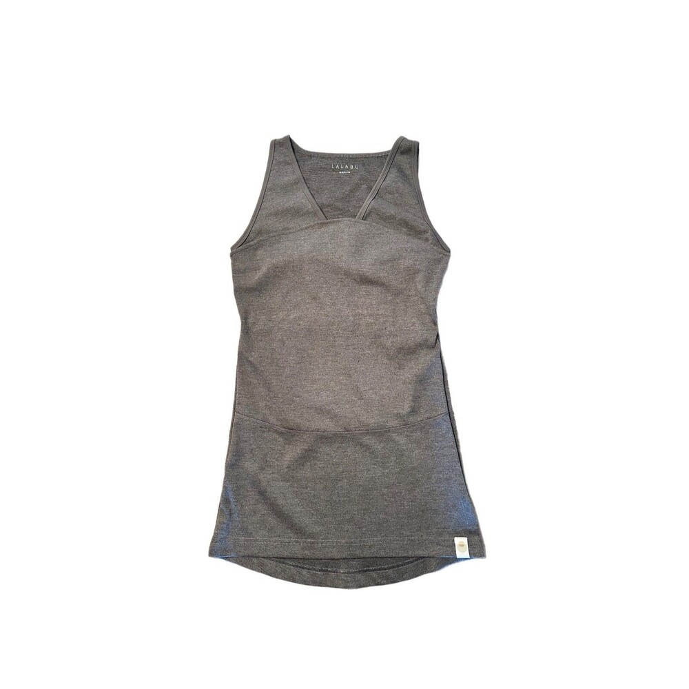 LALABU Women’s Soothe Shirt Gray Sleeveless Nursing Top Size M - Picture 2 of 7